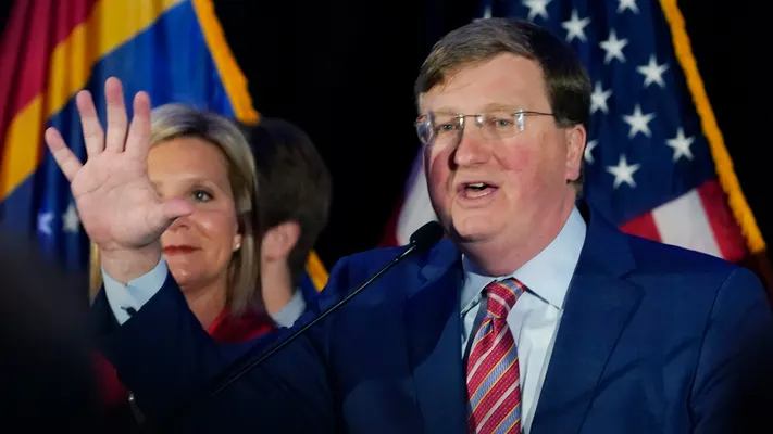 Mississippi Gov. Tate Reeves projected to beat Brandon Presley